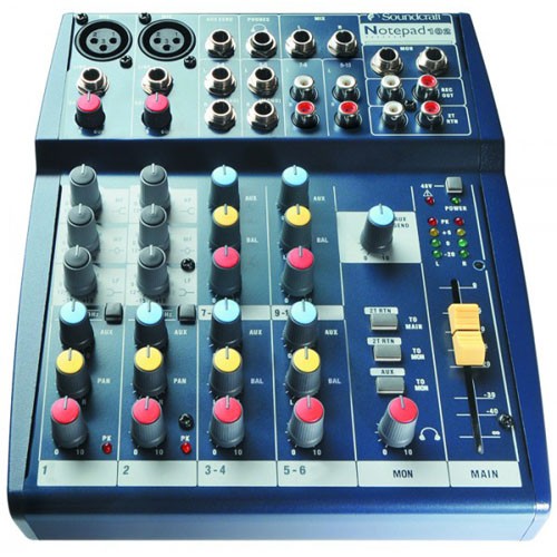 Giới thiệu bàn mixer Soundcraft Notepad 102