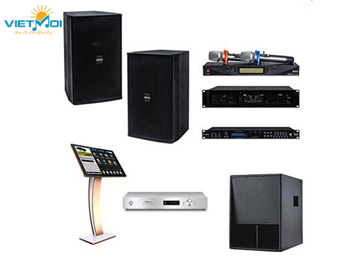 Dàn karaoke cao cấp VM-GD941: JBL KPS2, BW pro888, BK L2800, DK6000+, BK F9000
