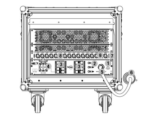 Power Rack N-RAK80 - 16-Channel 