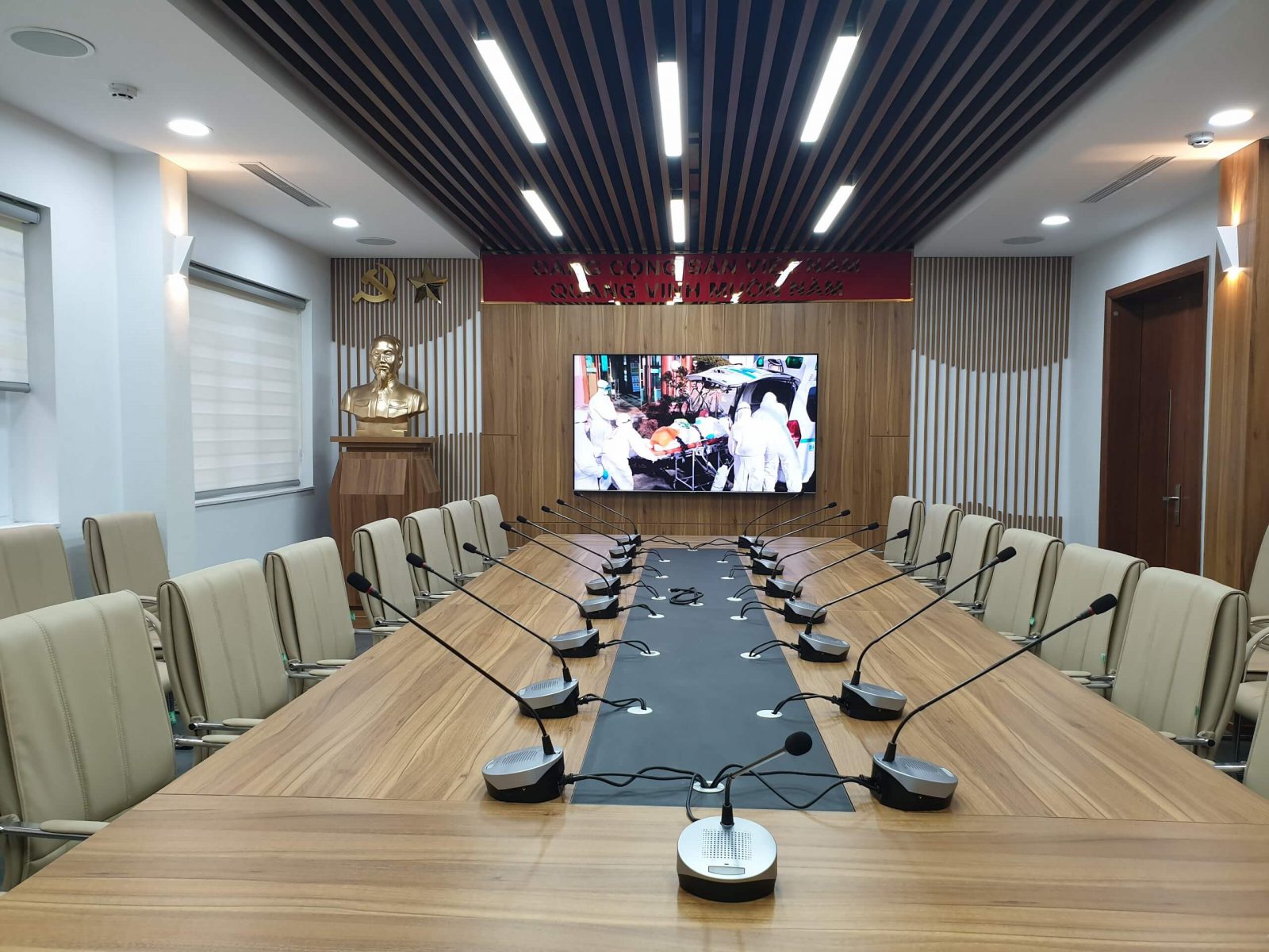 lắp đặt hệ thống âm thanh phòng họp tại quận Tân Bình
