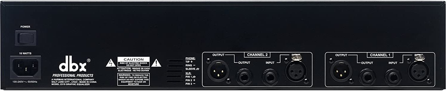 Equalizer DBX 231S với 2 kênh 31 băng tần