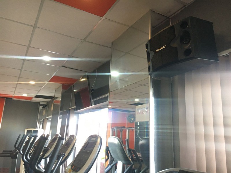 âm thanh phòng tập gym