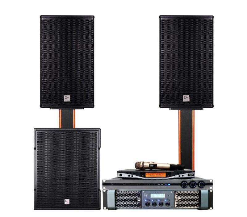 Bộ dàn karaoke VM-225: Alpha12+T900+V6pro+Lion408+Sigma118.