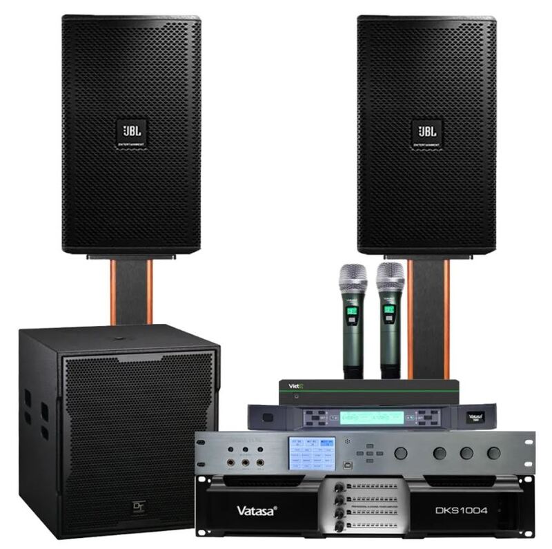 DÀN karaoke gia đình VM-GD009 : KP6012+T800+V8pro+DKS1004+Sigma118+VietK4K