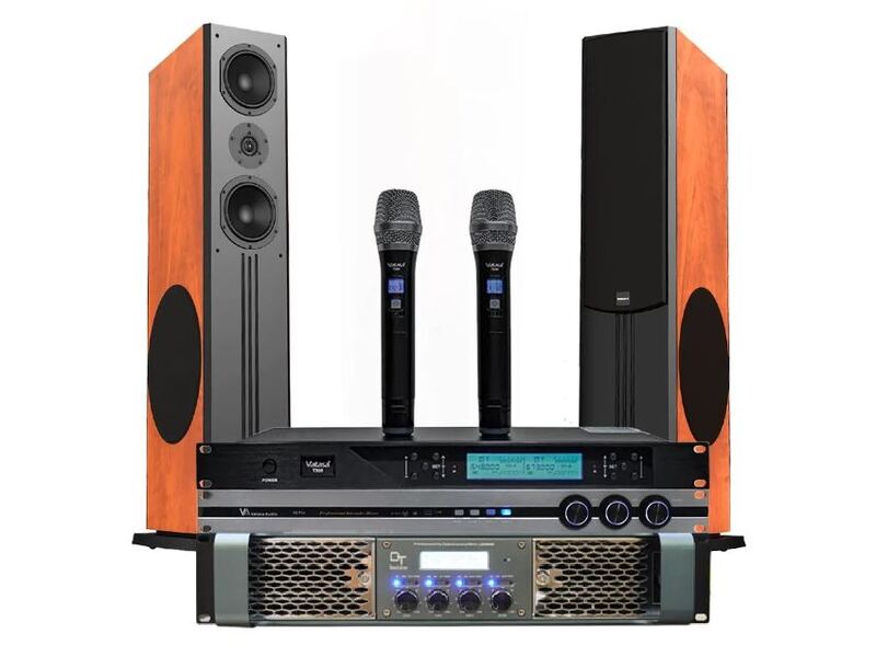 Bộ dàn Karaoke gia đình VM-18GD: D88+T500+V6Pro+Lion406