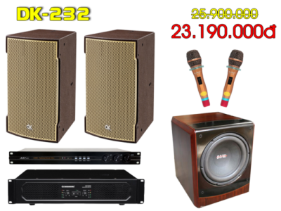 Bộ dàn karaoke DK 232