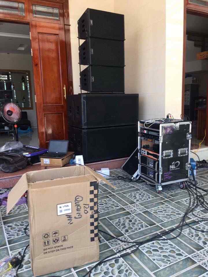 Dự án lắp đặt hệ thống âm thanh sân khấu hội trường tại Quảng Bình